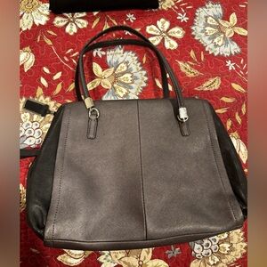 COACH Madison Saffiano Leather Satchel #21562